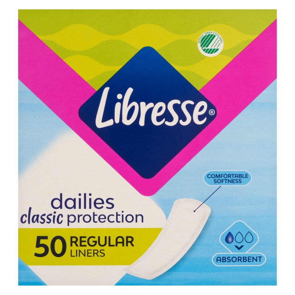 Libresse Dailies Classic Protection Regular tisztasági betét (2x50 db)
