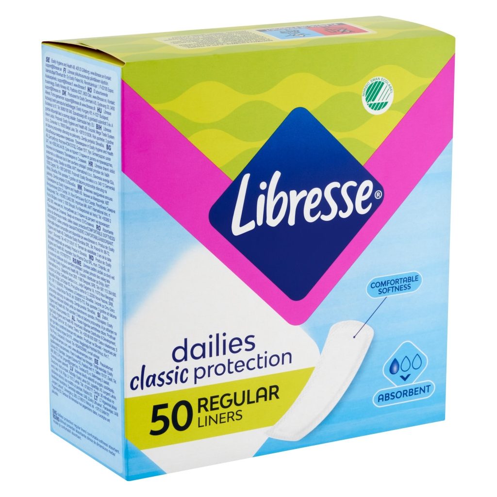 Libresse Dailies Classic Protection Regular tisztasági betét (2x50 db)