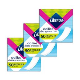   Libresse Dailies Classic Protection Regular tisztasági betét (3x50 db)