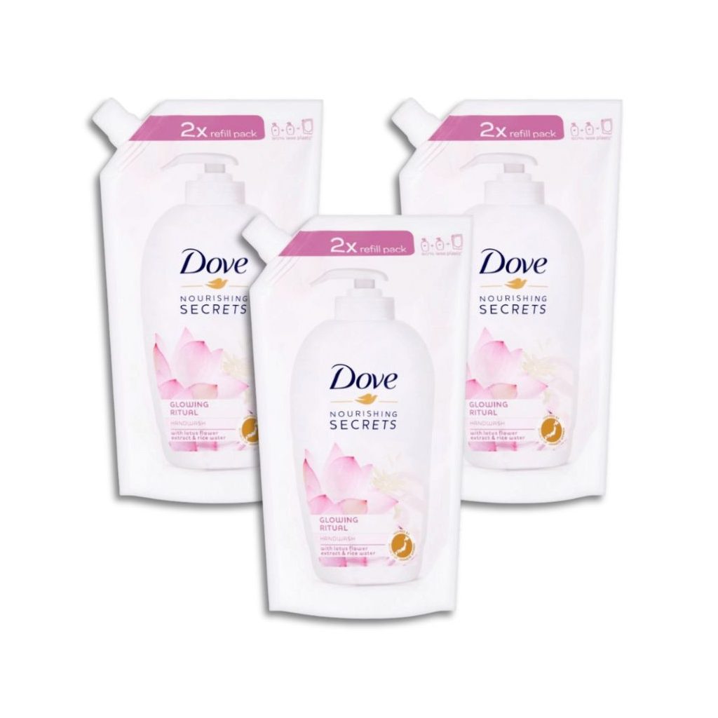Dove folyékony krémszappan utántöltő, Glowing Ritual (3x500 ml)