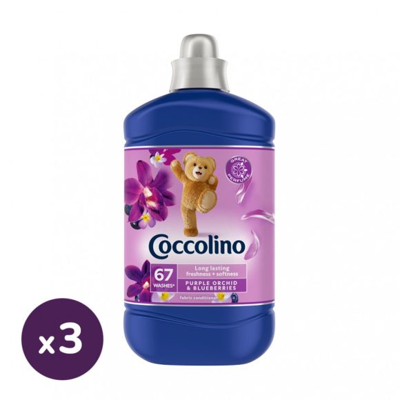 Coccolino Purple Orchid & Blueberries öblítő 3x1680 ml (201 mosás)