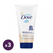 Baby Dove Derma Care hidratáló krém 3x150 ml