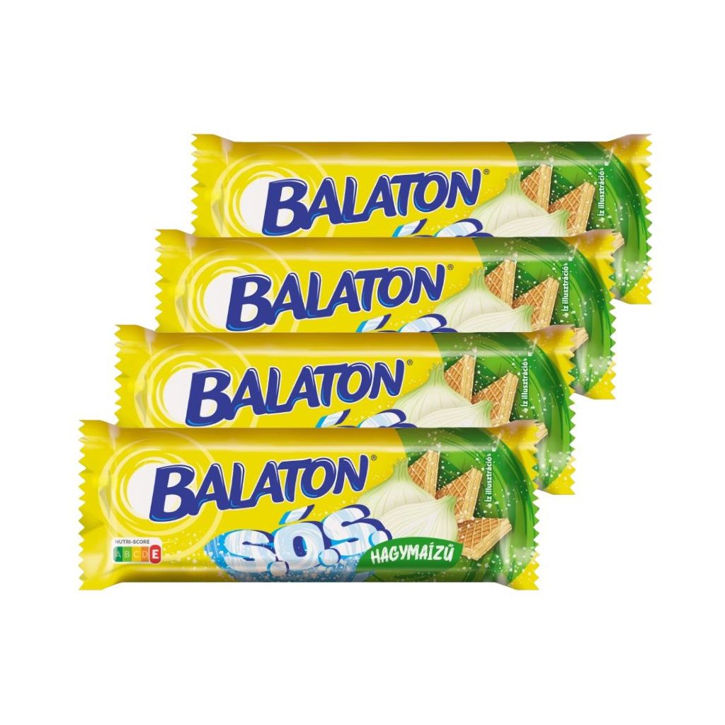Balaton S.Ó.S. hagymaízű krémmel töltött ostya (4x56 g)