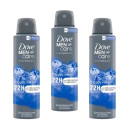   Dove Men+Care Clean Comfort izzadásgátló aeroszol (3x150 ml)