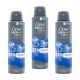 Dove Men+Care Clean Comfort izzadásgátló aeroszol (3x150 ml)