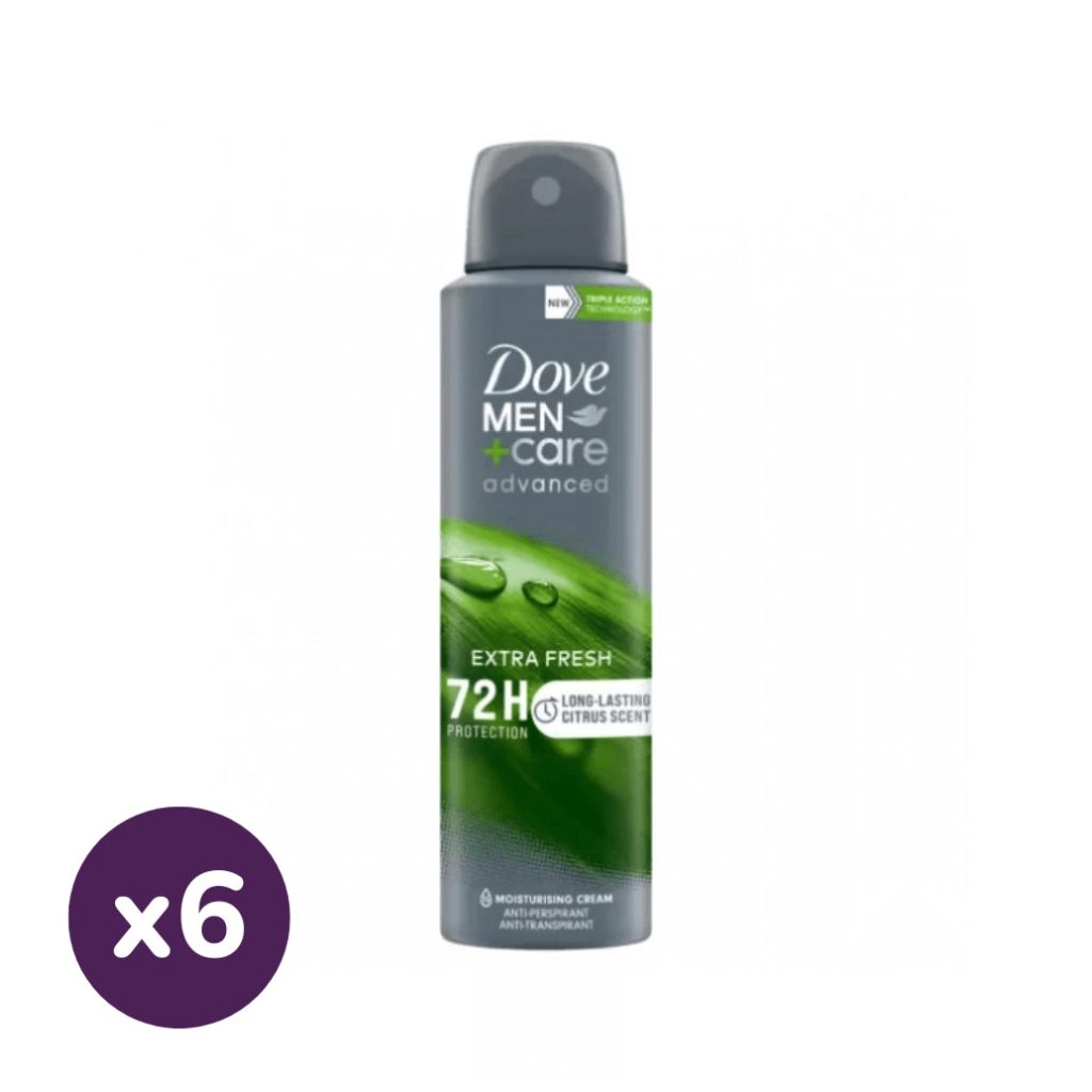 Dove Men+Care Extra Fresh izzadásgátló aeroszol (6x150 ml)