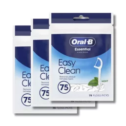   Oral-B Easy Clean fogselyem pálcika mentolos ízesítéssel (3x75 db)