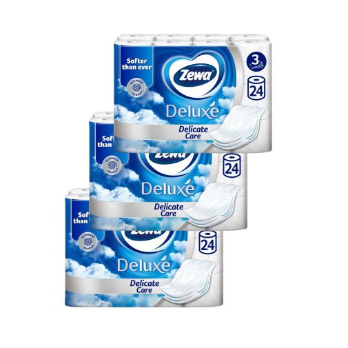 Zewa Deluxe Delicate Care 3 rétegű toalettpapír (3x24 tekercs)
