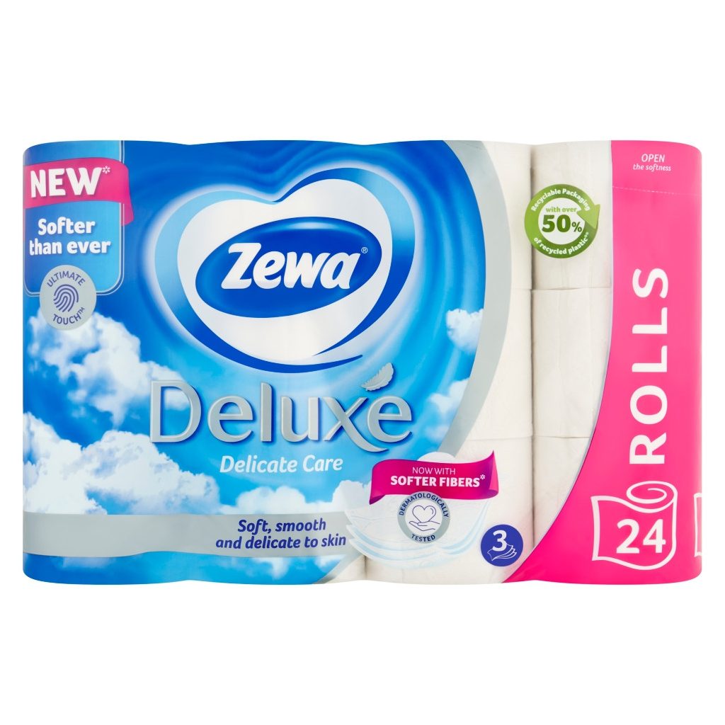 Zewa Deluxe Delicate Care 3 rétegű toalettpapír (3x24 tekercs)