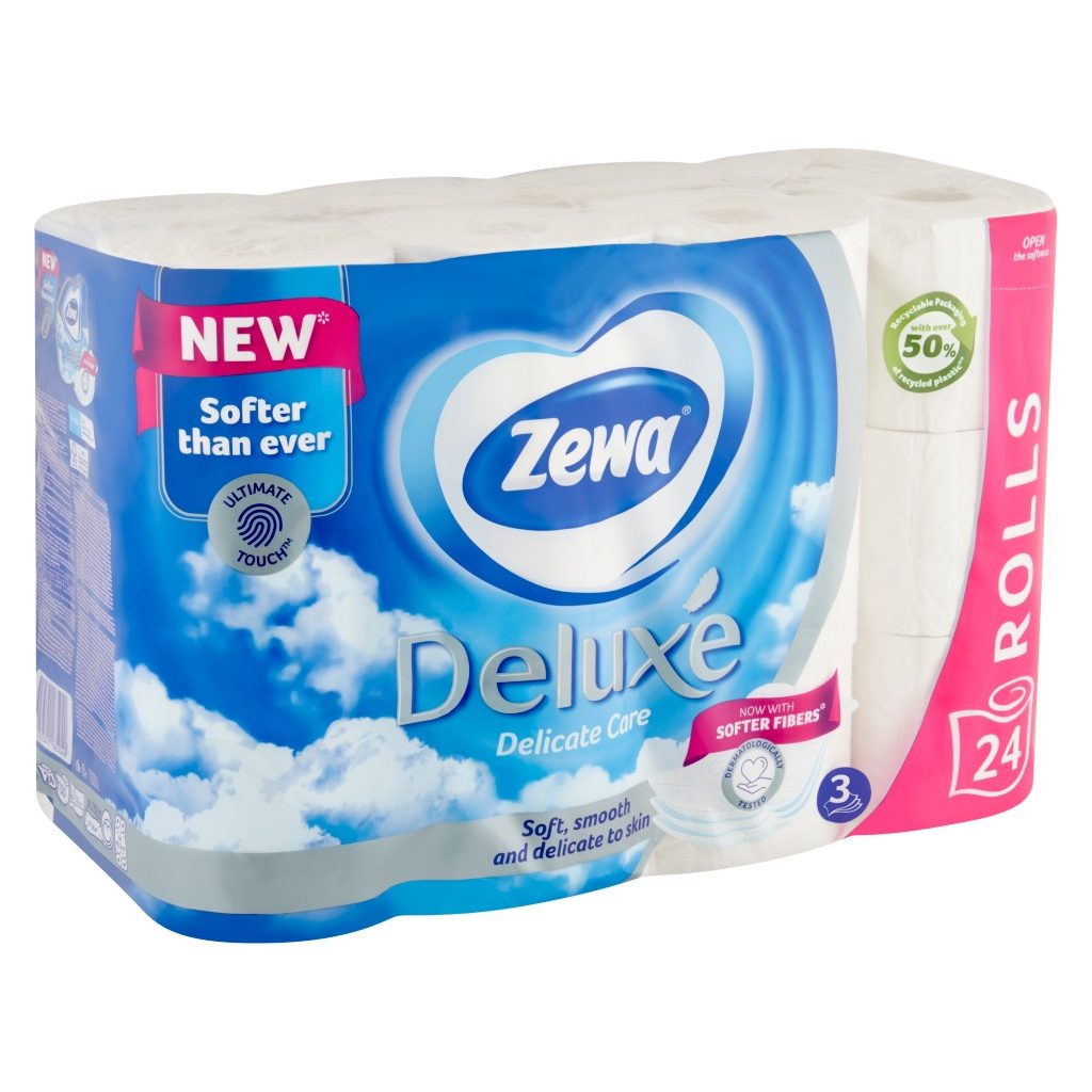 Zewa Deluxe Delicate Care 3 rétegű toalettpapír (3x24 tekercs)