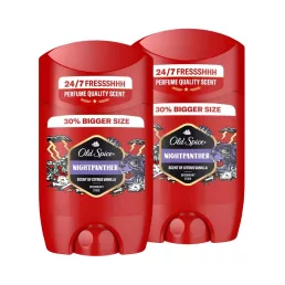 Old Spice Night Panther stift dezodor férfiaknak (2x65 ml)