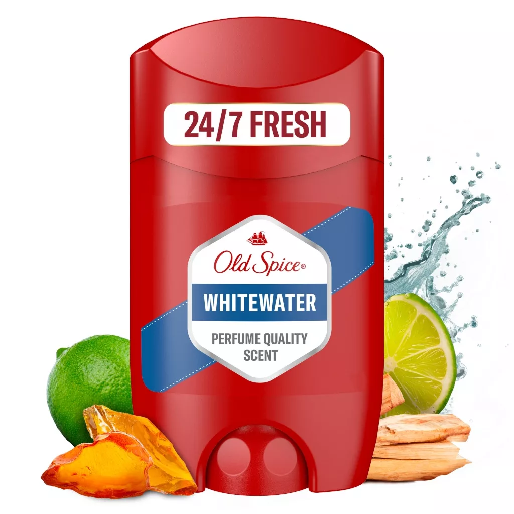 Old Spice Whitewater stift dezodor férfiaknak (2x65 ml)