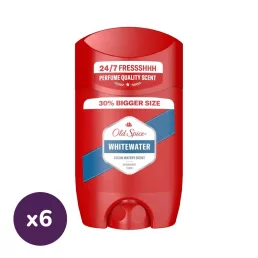 Old Spice Whitewater stift dezodor férfiaknak (6x65 ml)