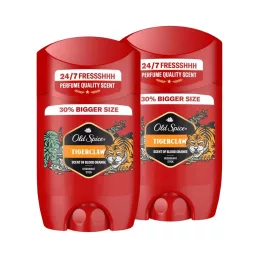 Old Spice Tiger Claw stift dezodor férfiaknak (2x65 ml)