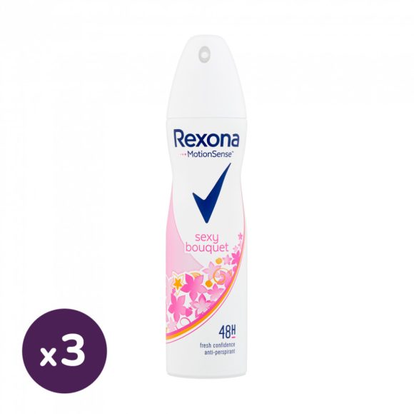 Rexona Sexy Bouquet izzadásgátló spray 3x150 ml