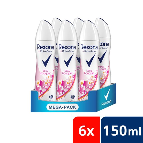 Rexona Sexy Bouquet izzadásgátló spray 6x150 ml