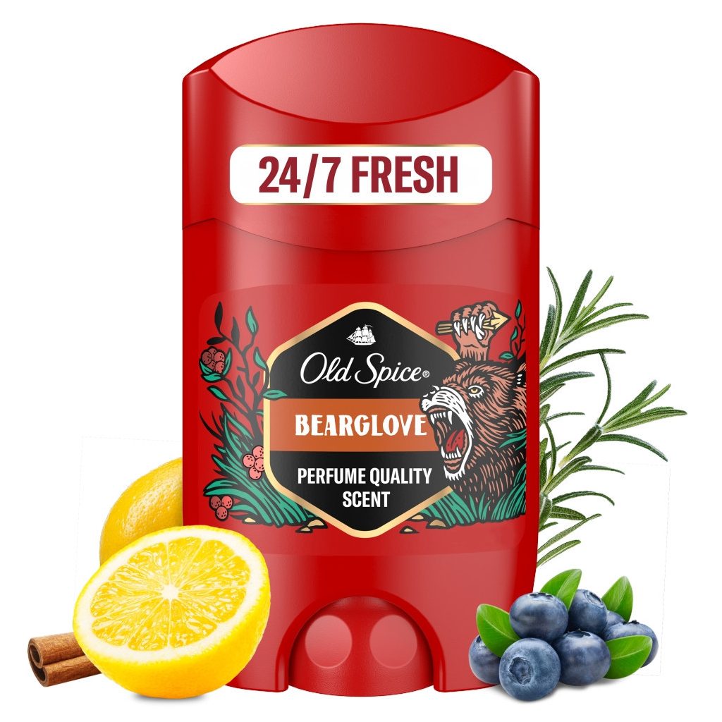 Old Spice Bearglove stift dezodor férfiaknak (3x65 ml)