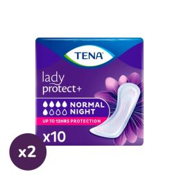   Tena Lady Protect+ night normal inkontinencia betét (2x10 db)