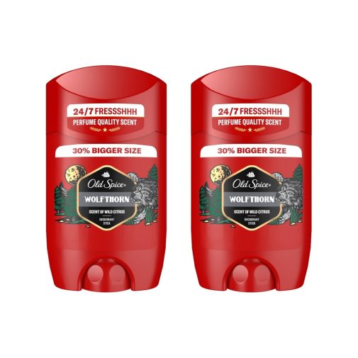 Old Spice Wolfthorn stift dezodor férfiaknak (2x65 ml)