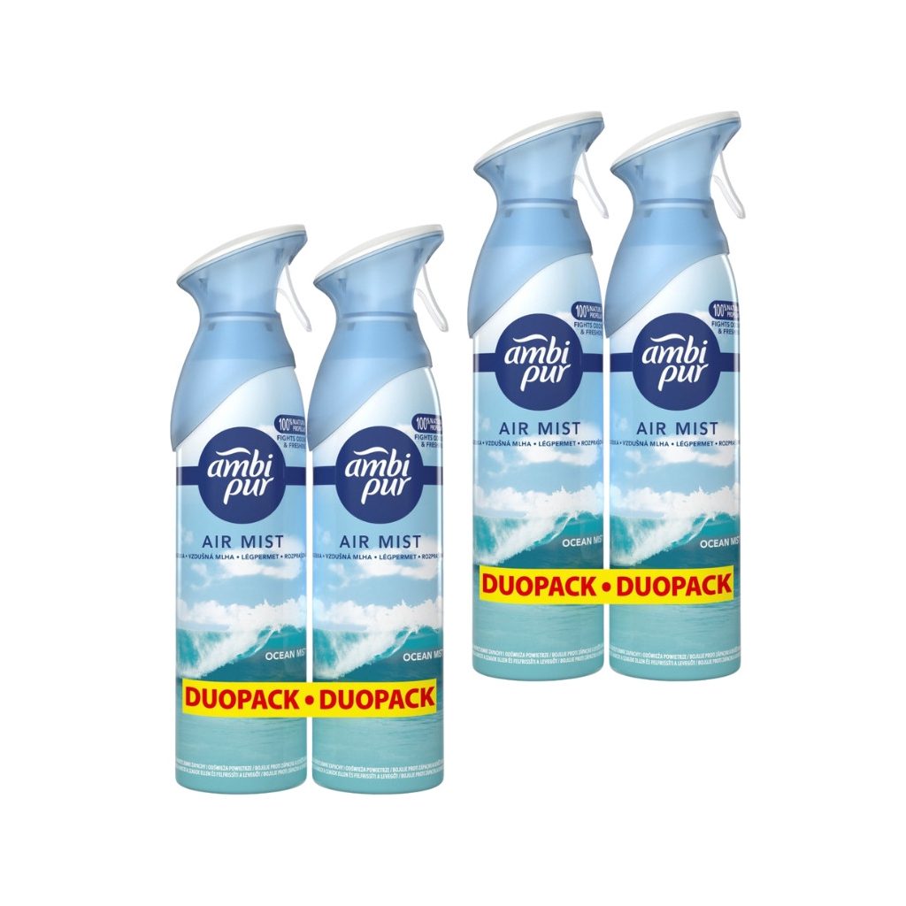 Ambi Pur Légfrissítő Spray Ocean Mist (4x185 ml)