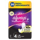 Always Platinum Secure Night betét 4-es méret (2x20 db)