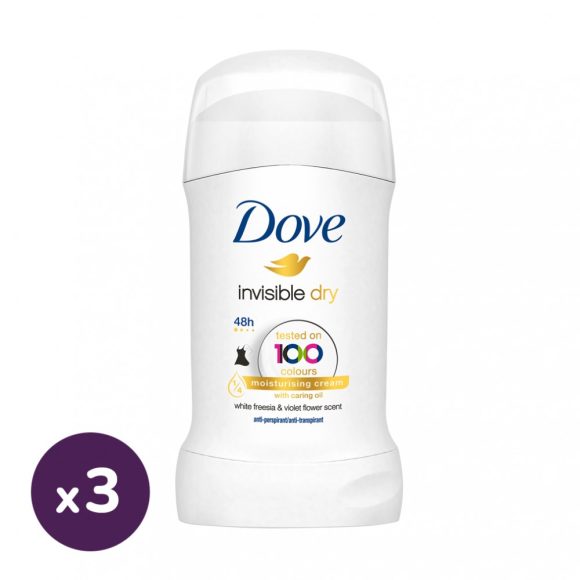 Dove Invisible Dry izzadásgátló stift 3x40 ml