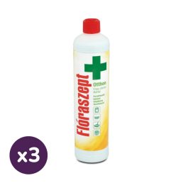   Flóraszept Otthon fertőtlenítő hatású folyékony tisztítószer, Citrom illattal (3x1 liter)