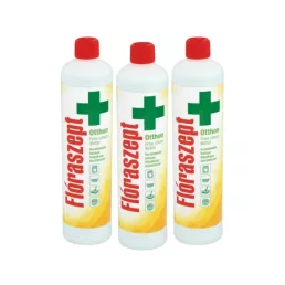   Flóraszept Otthon fertőtlenítő hatású folyékony tisztítószer, Citrom illattal (3x1 liter)