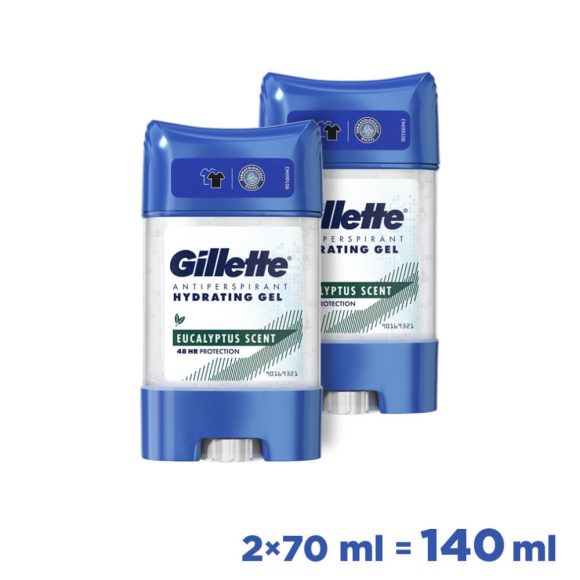 Gillette Antiperspirant Gél Eucalyptus 2x70 ml