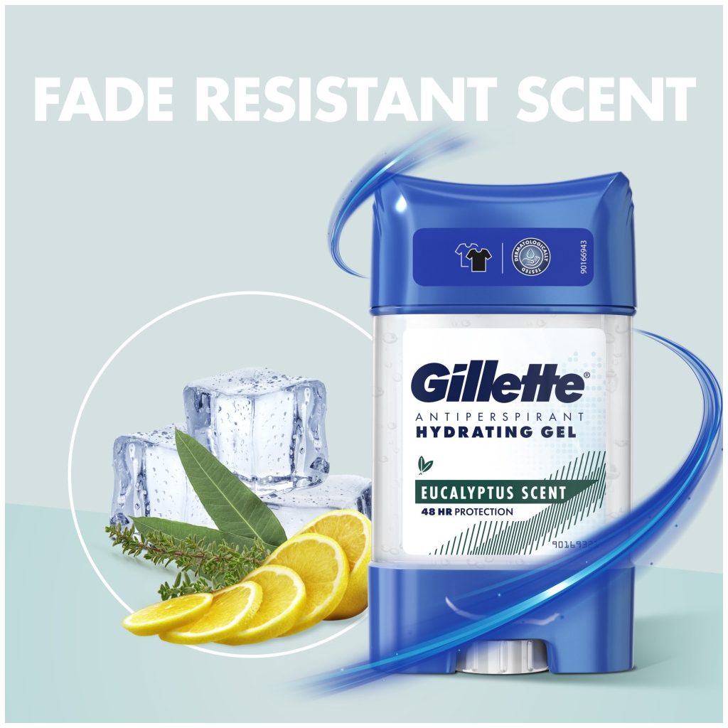 Gillette Antiperspirant Gél Eucalyptus 2x70 ml