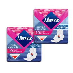 Libresse Maxi+ szárnyas egészségügyi betét (2x10 db)