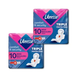 Libresse Maxi+ szárnyas egészségügyi betét (2x10 db)