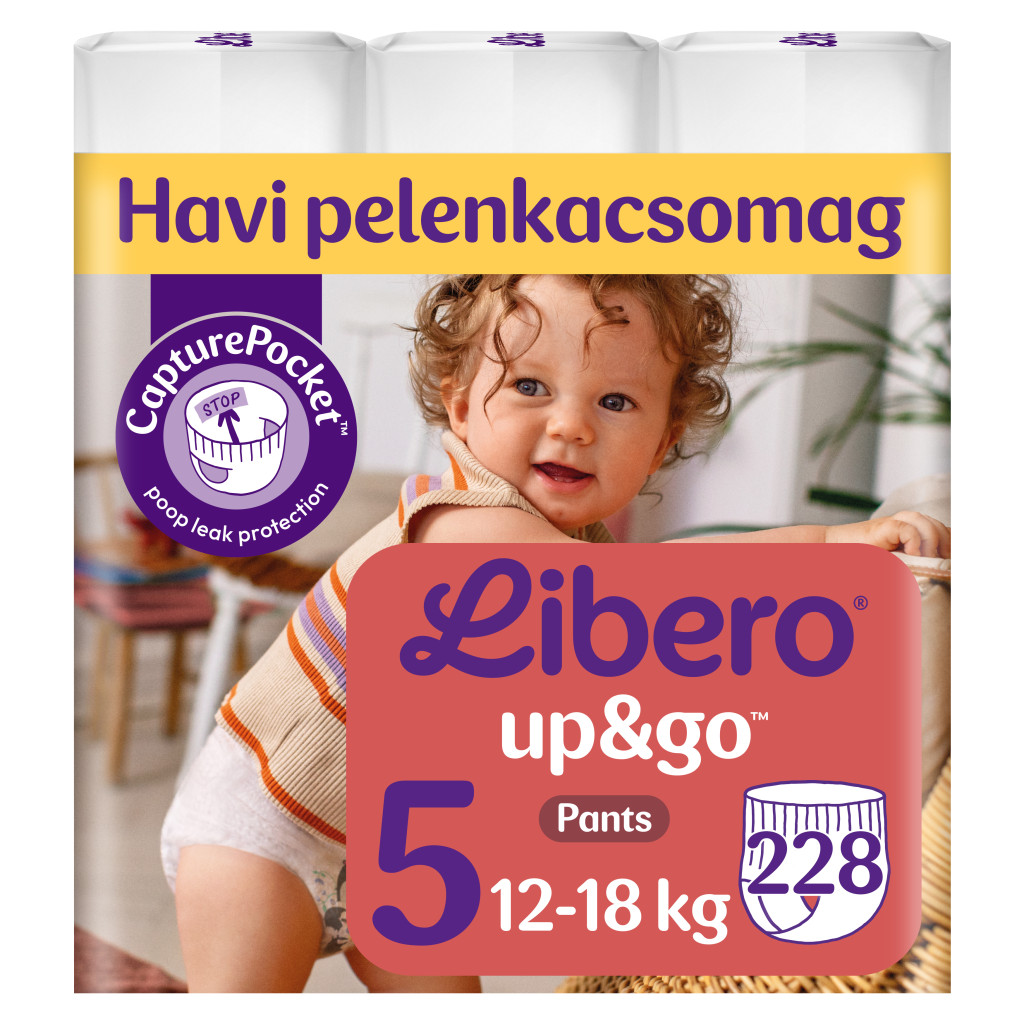 Libero Up&Go 5 bugyipelenka, 12-18 kg, 228 db