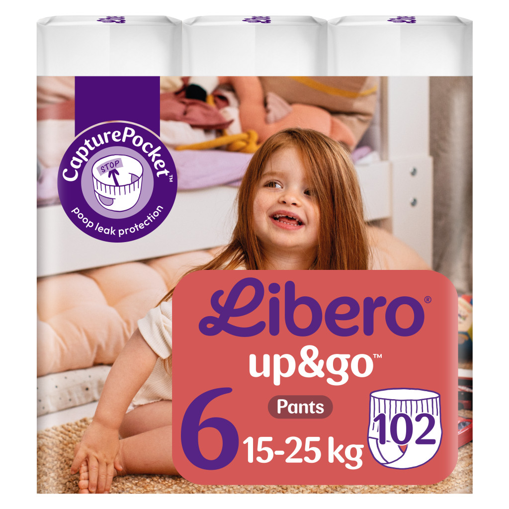 Libero Up&Go 6 bugyipelenka, 15-25 kg, 102 db