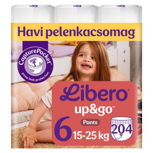 Libero Up&Go 6 bugyipelenka, 15-25 kg, 204 db