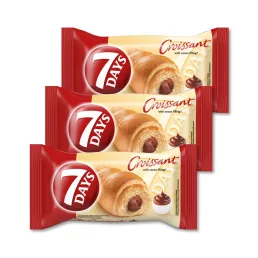 7Days kakaós töltött croissant 3x60 g