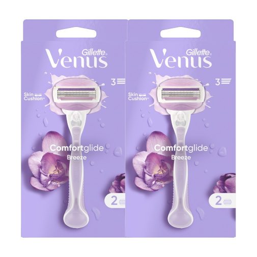Gillette Venus ComfortGlide Breeze női borotva + borotvabetét (2 db)