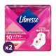 Libresse Ultra+ szárnyas egészségügyi betét (2x10 db)