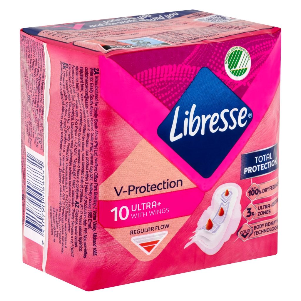 Libresse Ultra+ szárnyas egészségügyi betét (2x10 db)
