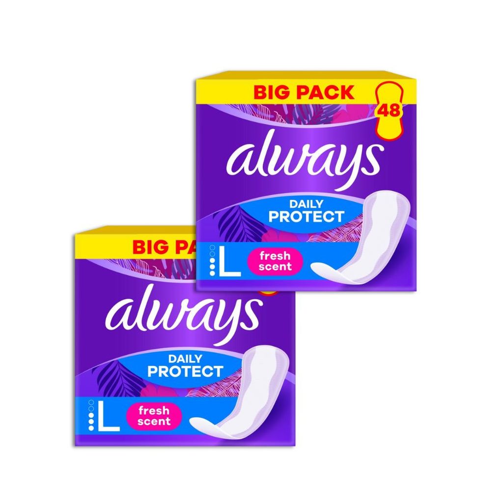 Always Daily Protect Hosszú Friss illattal Tisztasági Betét (2x48 db)