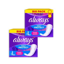   Always Daily Protect Hosszú Friss illattal Tisztasági Betét (2x48 db)
