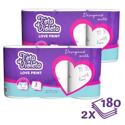Violeta Love háztartási papírtörlő (2x3 tekercs)