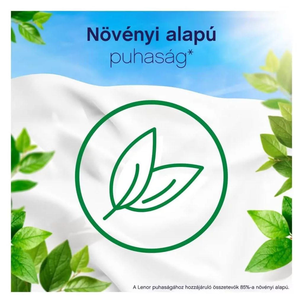 Lenor Sensitive Cotton Fresh textilöblítő 8x1,2 liter (384 mosás)