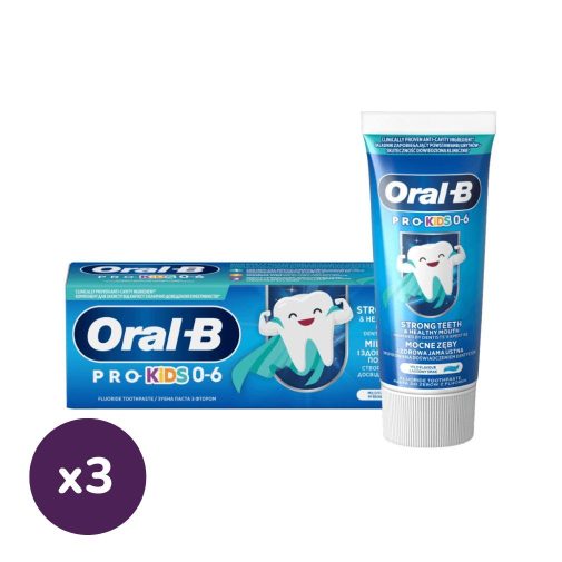 Oral-B Pro Kids gyerekfogkrém 0-6 éves korig (3x50 ml)