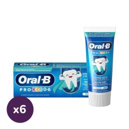 Oral-B Pro Kids gyerekfogkrém 0-6 éves korig (6x50 ml)