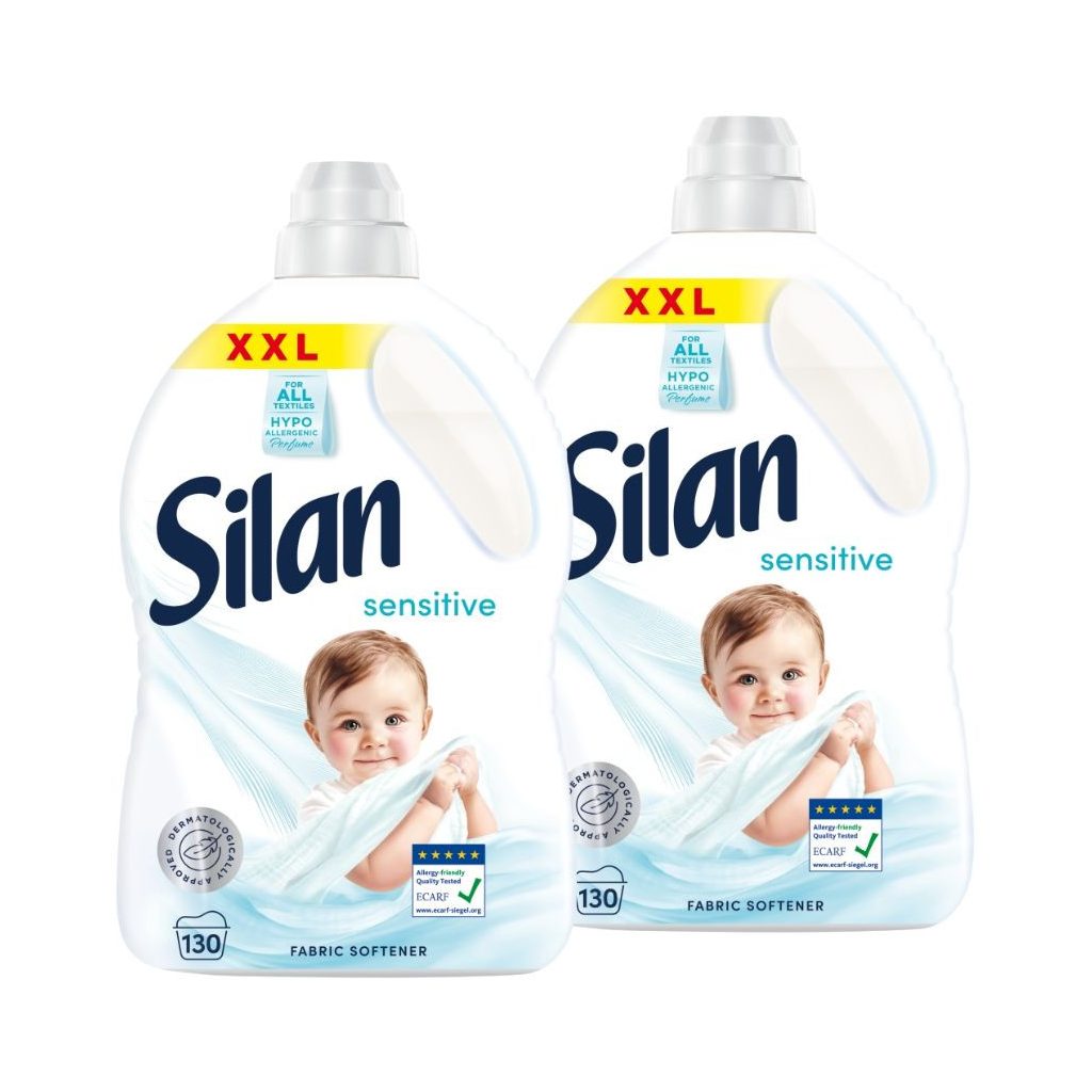 INGYENES  SZÁLLÍTÁS - Silan Sensitive öblítő 2x2860 ml (260 mosás)