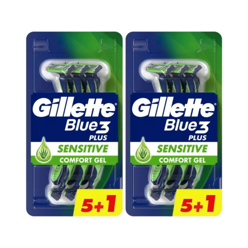 Gillette Blue3 Plus Sensitive eldobható borotva (2x6 db)
