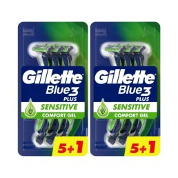 Gillette Blue3 Plus Sensitive eldobható borotva (2x6 db)