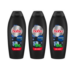Baba férfi tusfürdő mentával 3x750 ml
