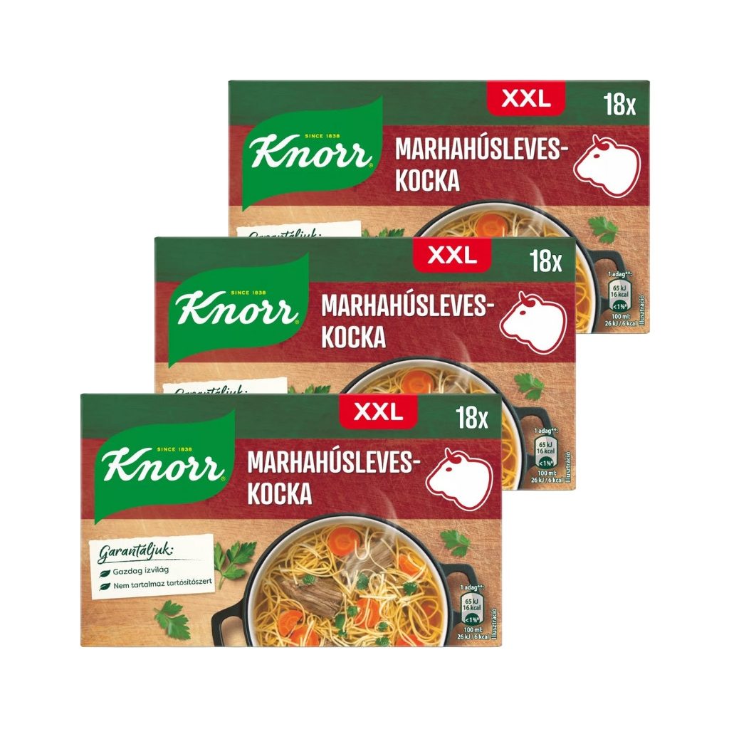 Knorr Marhahúsleves kocka (3x180 g)